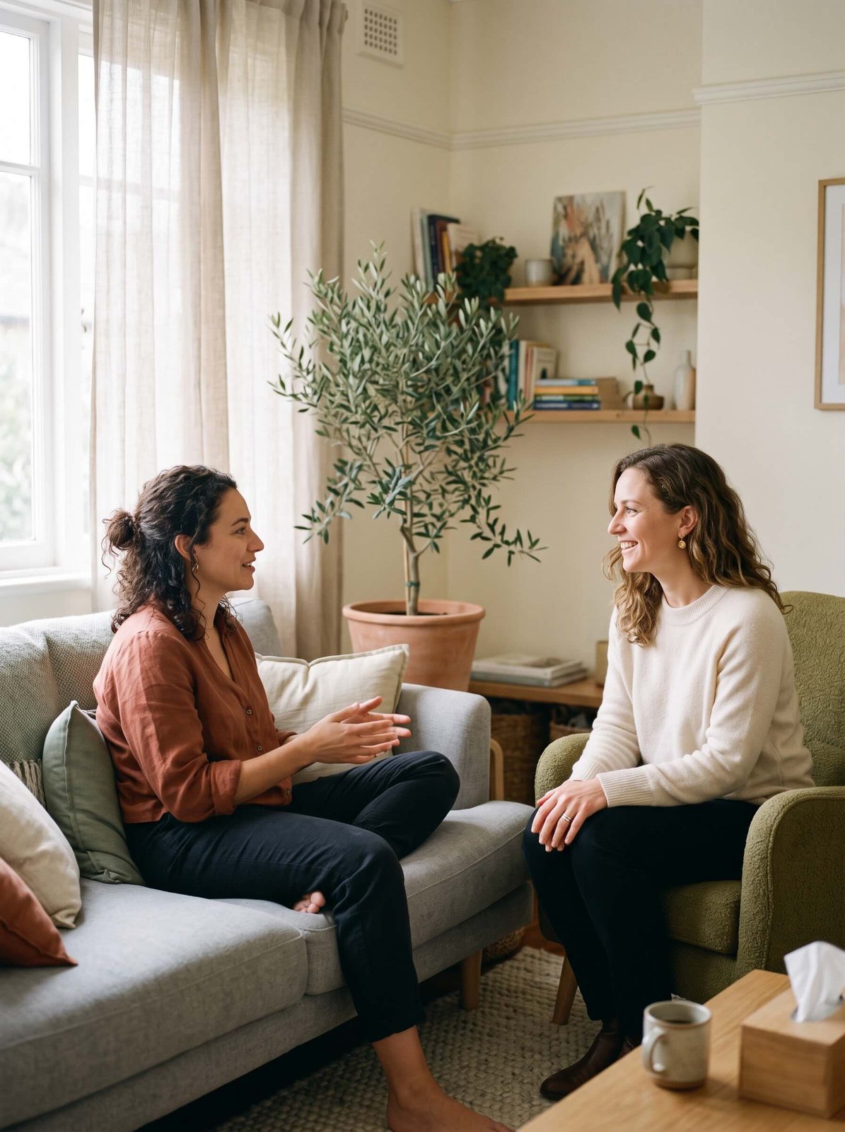 A warm counselling conversation at Metanoia Counselling, Doncaster